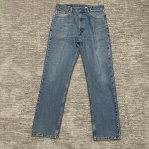 VTG Levi's 505 Jeans Mens 34x32 Blue Denim Regular Fit Straight Leg Y2K 2002